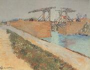 Vincent Van Gogh The Langlois Bridge at Arles with Road alonside the Canal (nn04) Sweden oil painting artist